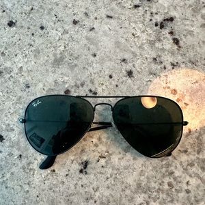 RayBan All Black Aviators